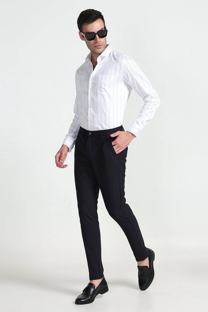 Poise Dark Black Trousers