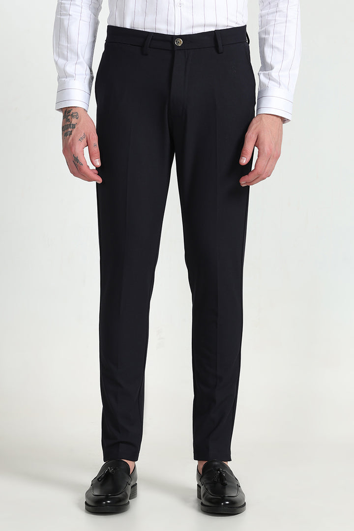 Poise Dark Black Trousers