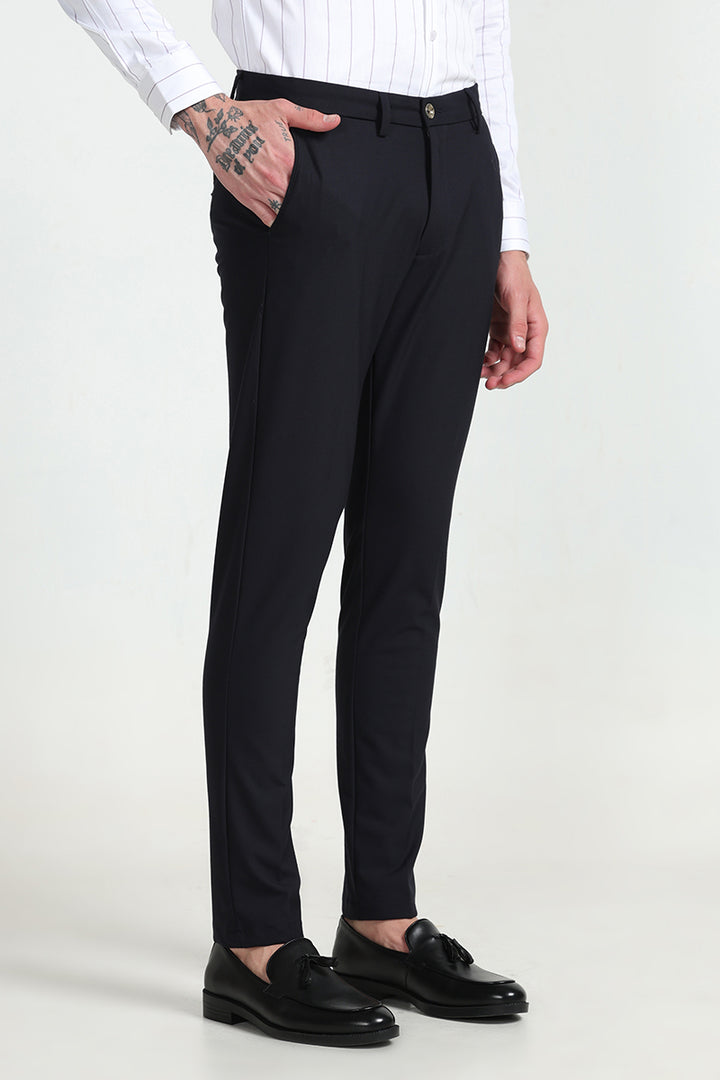 Poise Dark Black Trousers