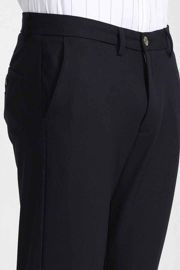 Poise Dark Black Trousers