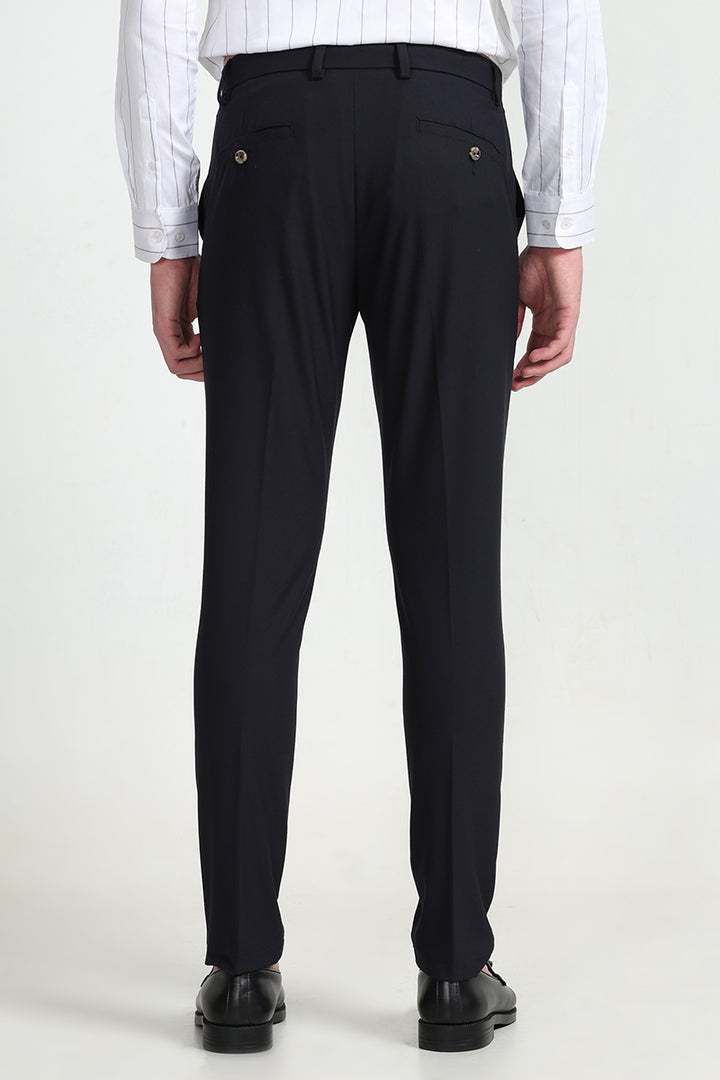 Poise Dark Black Trousers