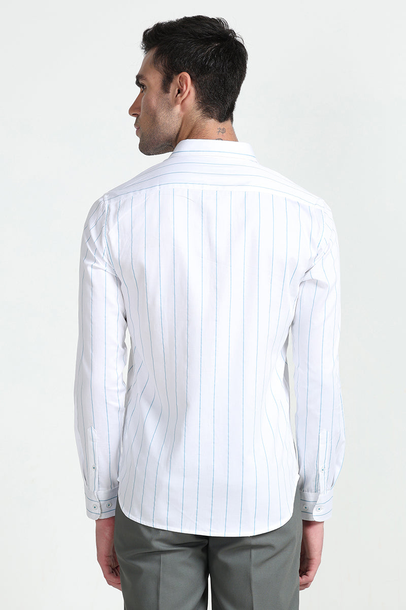 Streaky Stripe Sky Blue Shirt