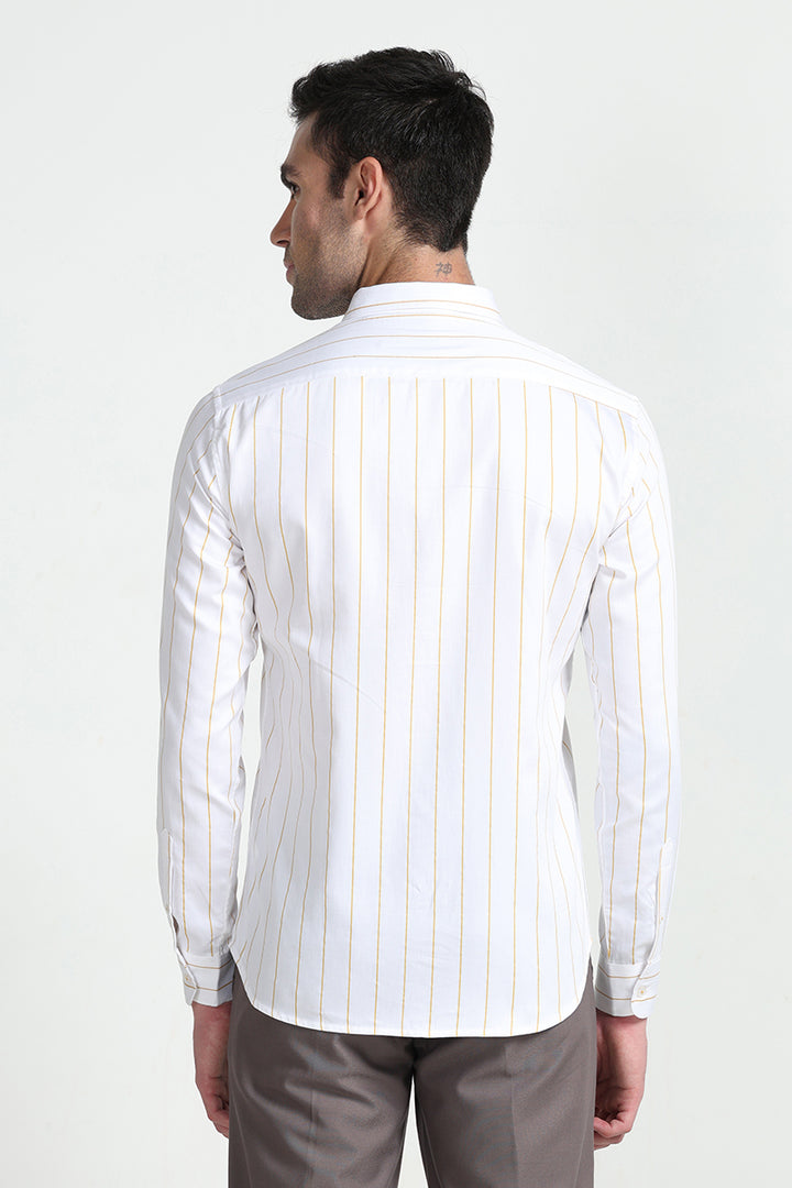 Streaky Stripe Yellow Shirt