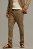 Urban Finesse Khaki Linen Trouser