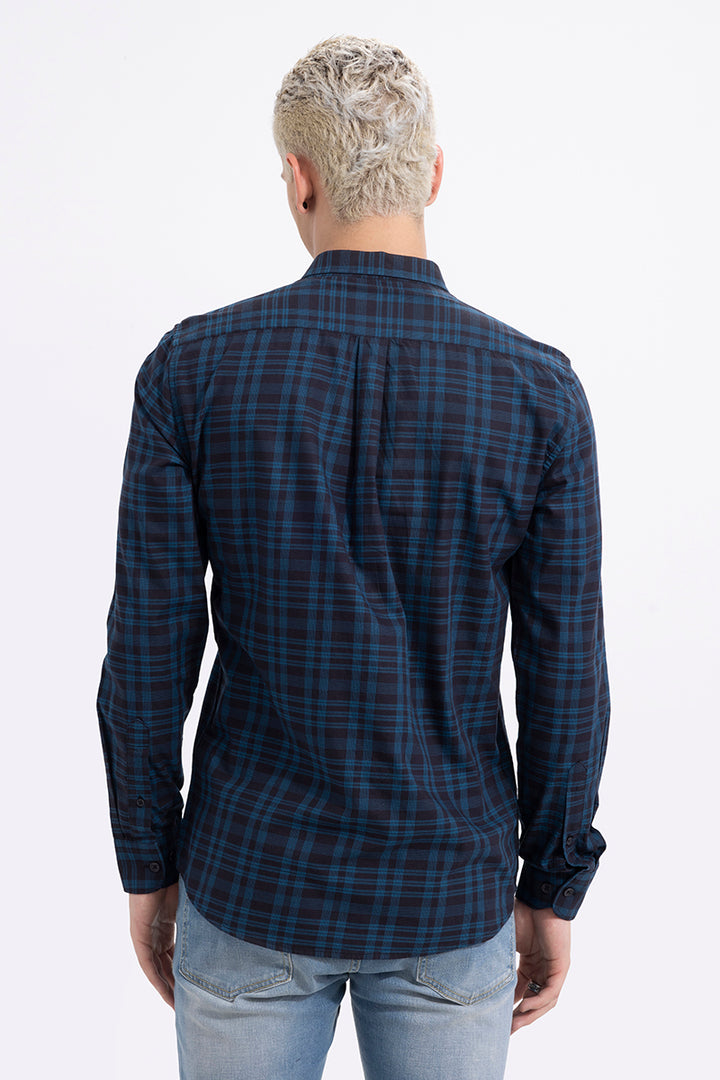 Shepherd Check Blue Shirt