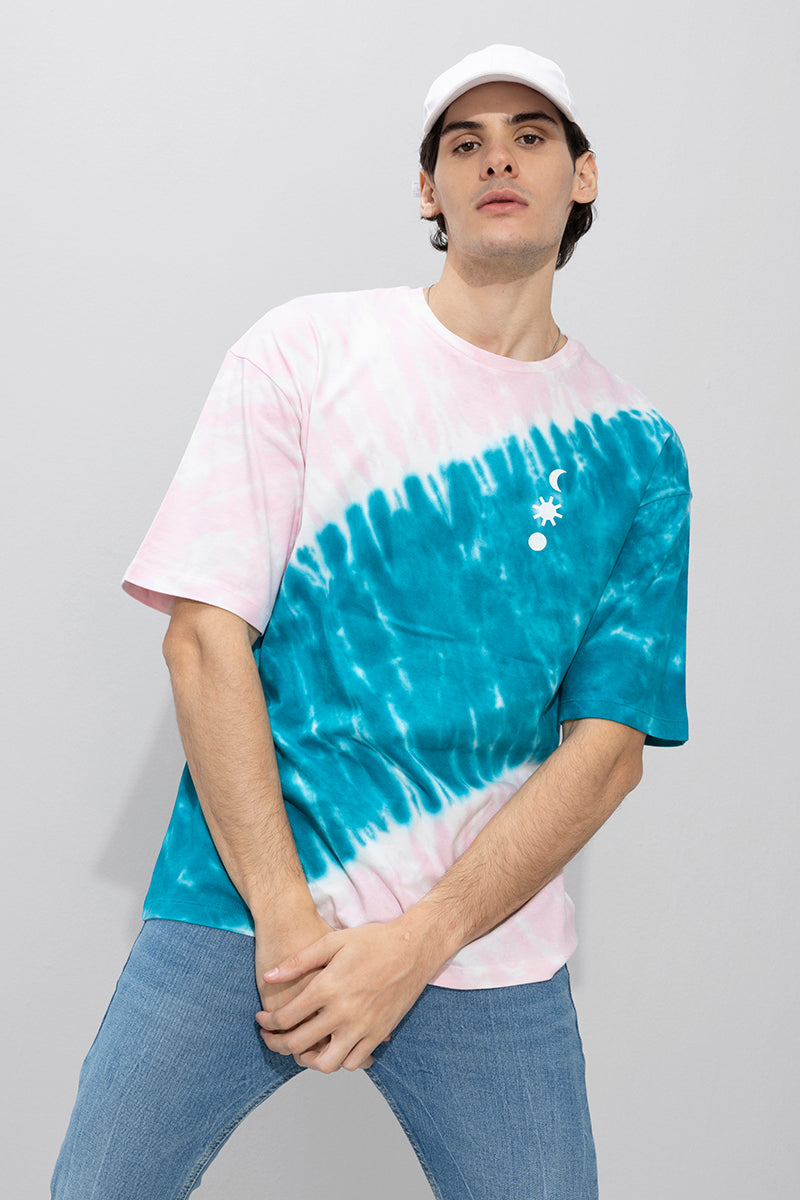 Intersection Pink Oversized T-Shirt