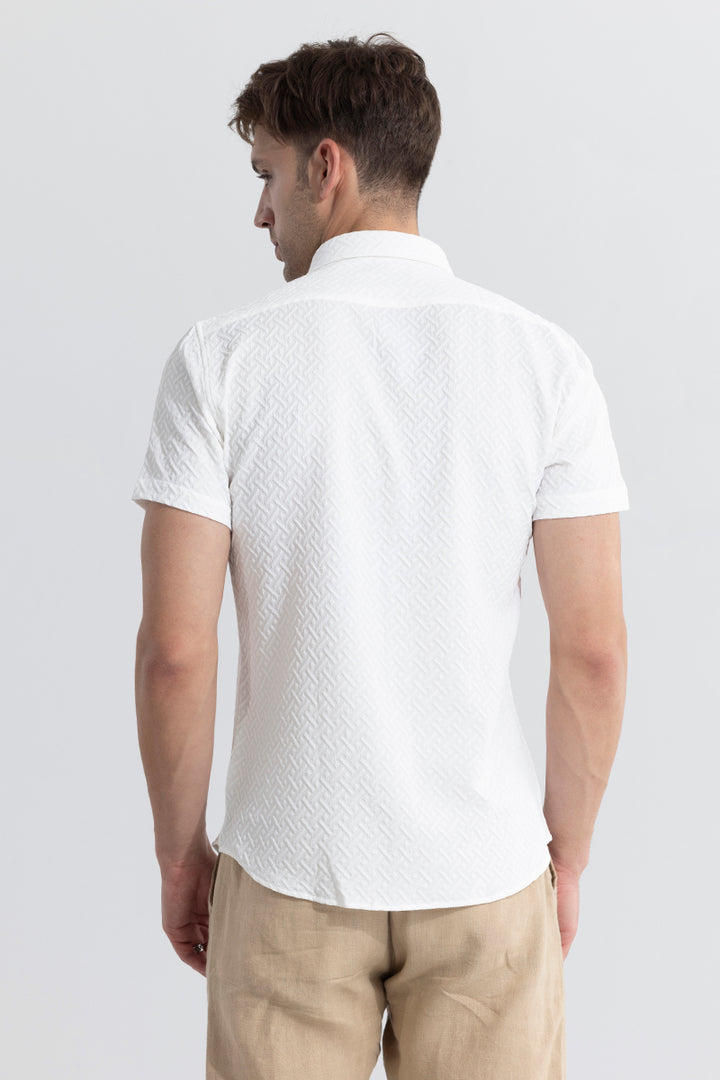 Airy Allure White Shirt