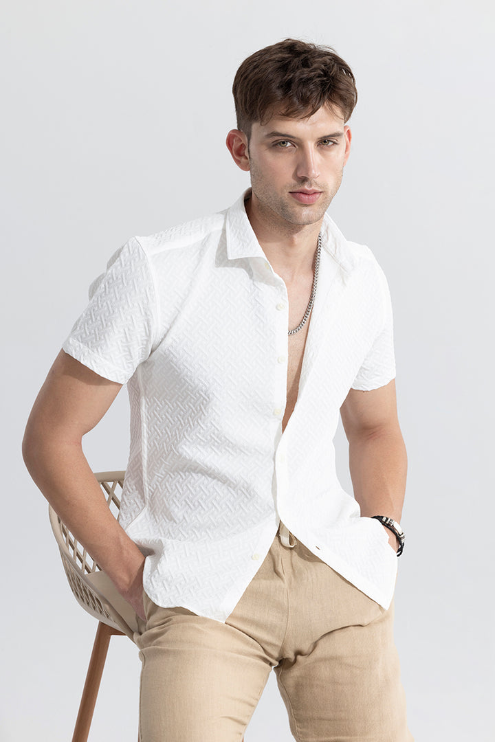 Airy Allure White Shirt