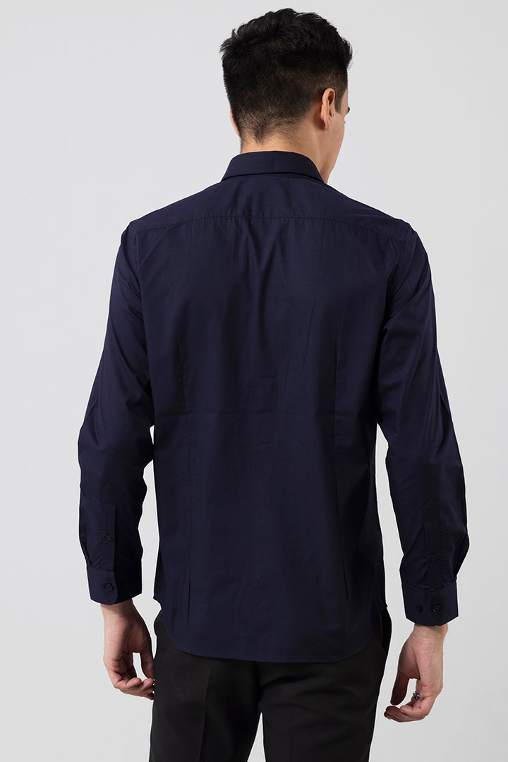 Easy Iron Navy Shirt