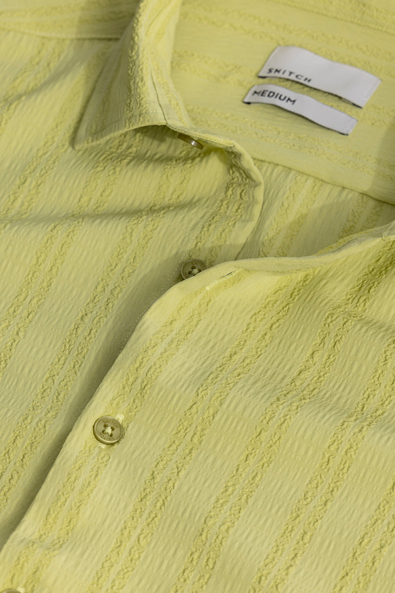 Stripy Light Green Shirt