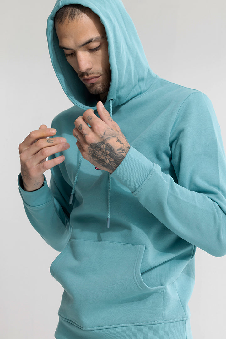 Teach Peace Blue Hoodie