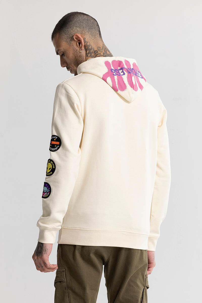 Effortless Drip Cream Hoodie