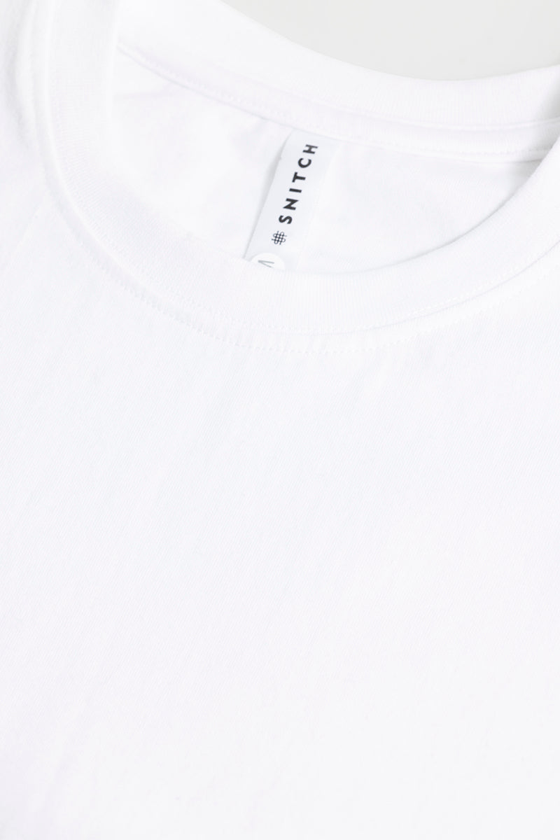 Social Korean Style White T-Shirt