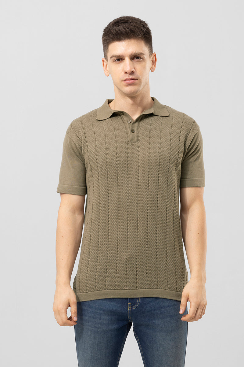 Canyon Olive Polo T-Shirt