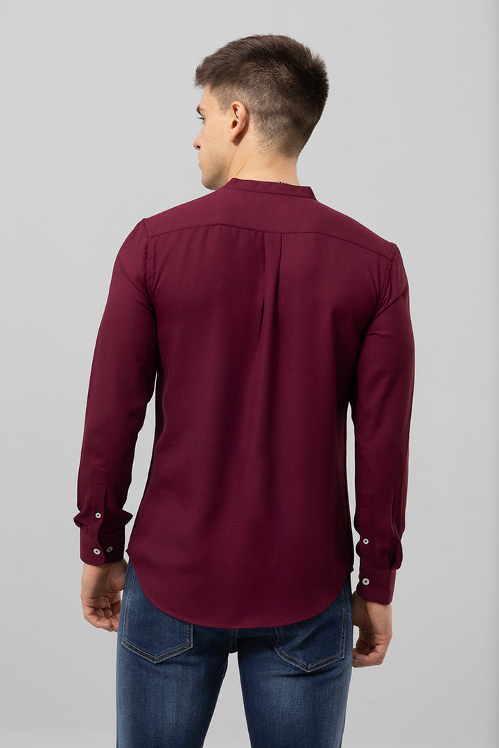 Brilliance Maroon Shirt