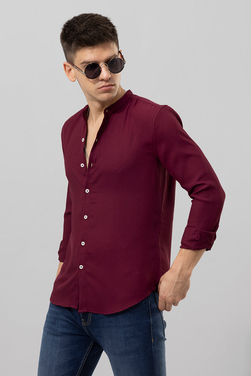 Brilliance Maroon Shirt