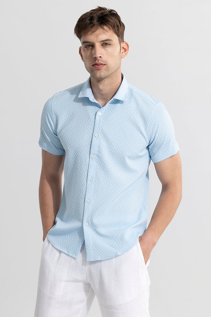 Airy Allure Blue Shirt