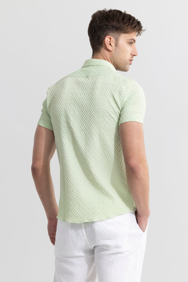 Airy Allure Green Shirt