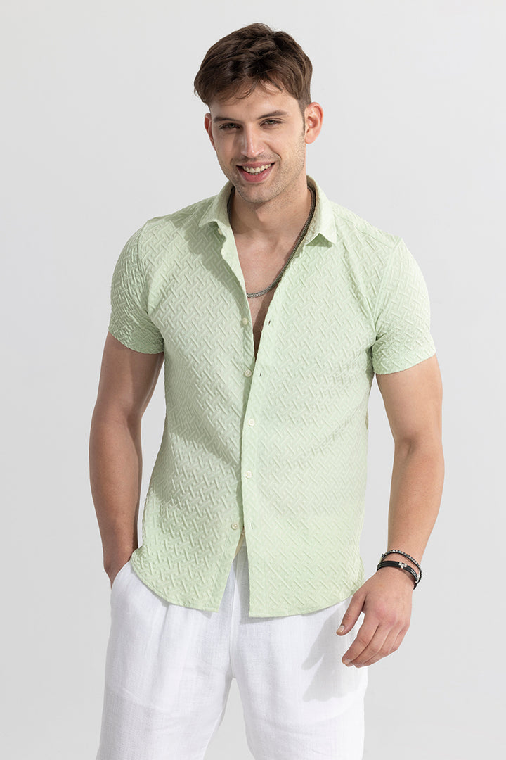 Airy Allure Green Shirt