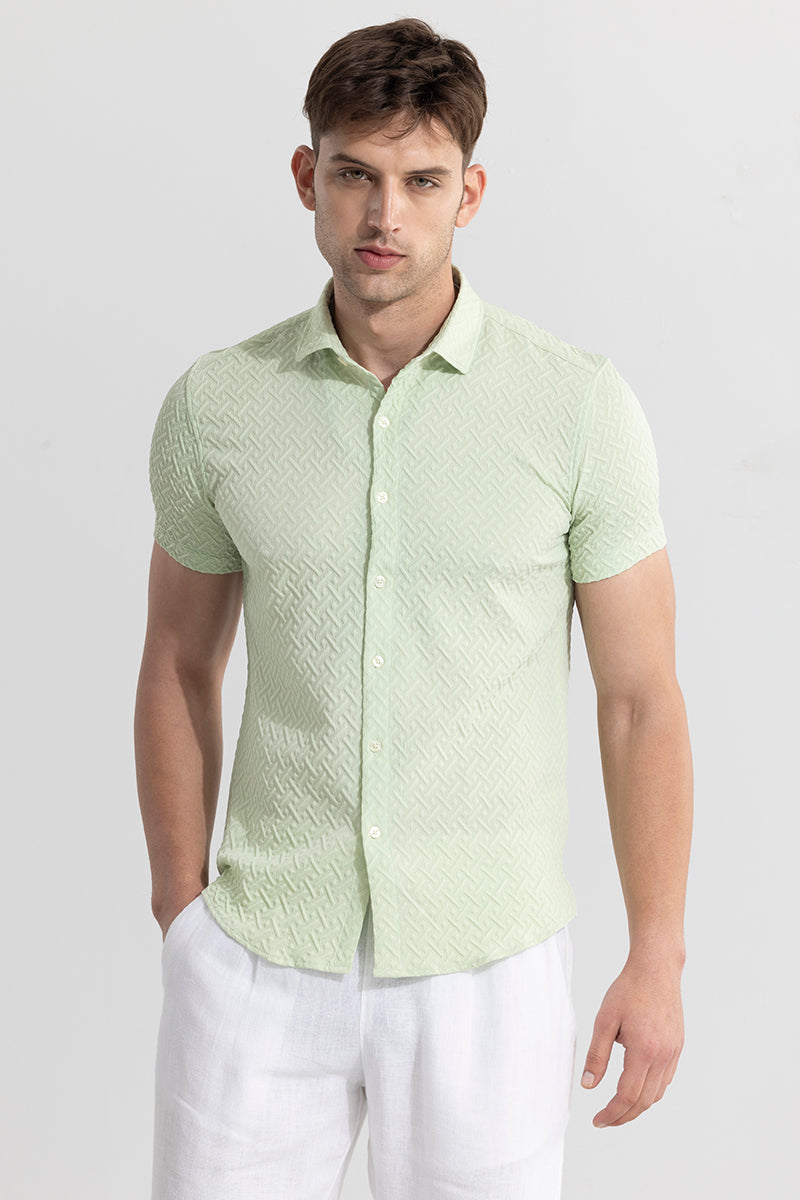 Airy Allure Green Shirt