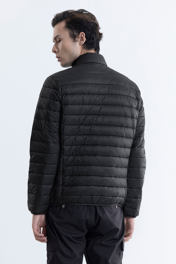 Quilted Black Puffer Jacket