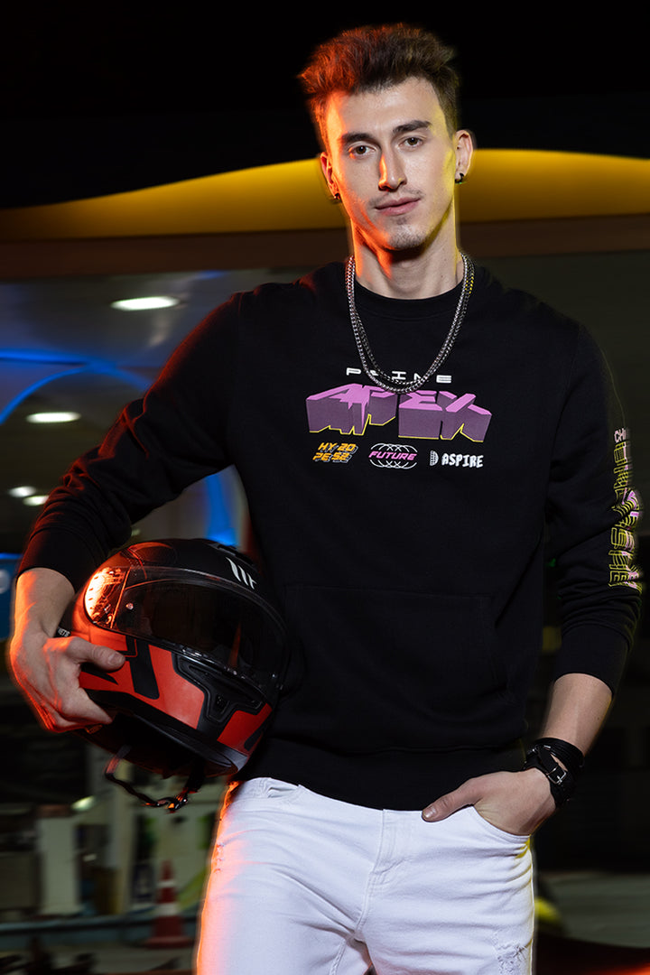 Prime Apex Black Racing Sweatshirt