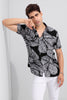 Summer Leaf Black Shirt