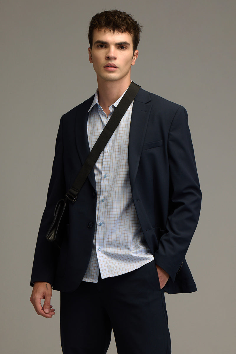 Signature Style Navy Suit Blazer