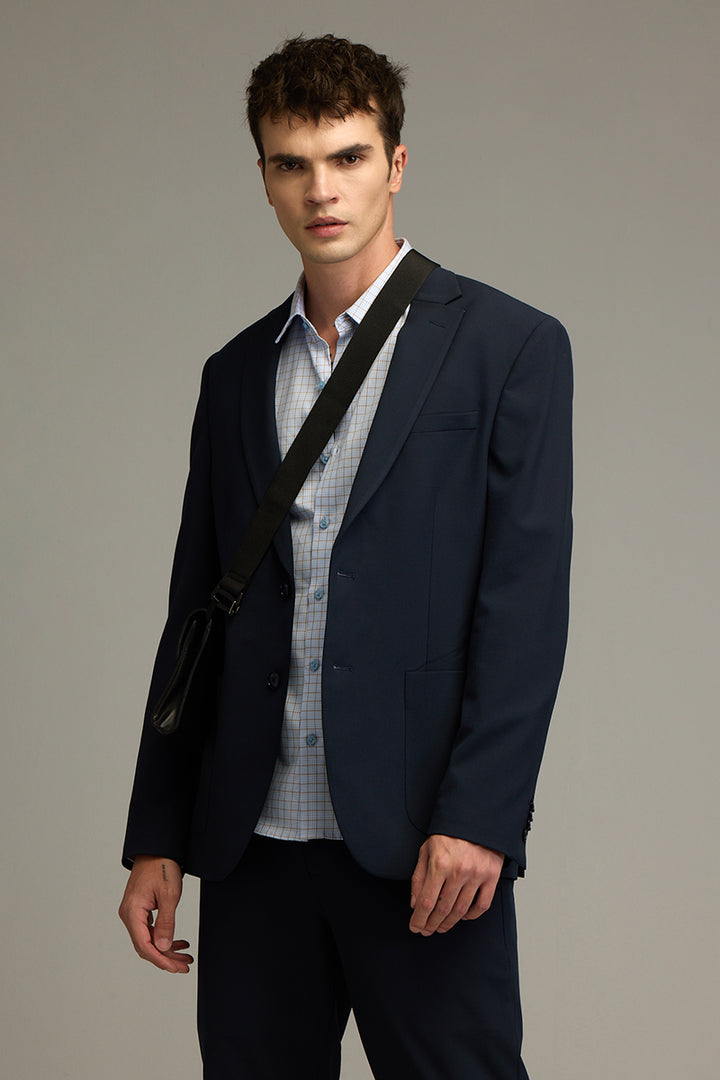 Signature Style Navy Suit Blazer