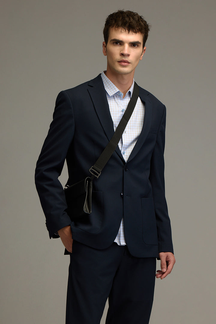 Signature Style Navy Suit Blazer