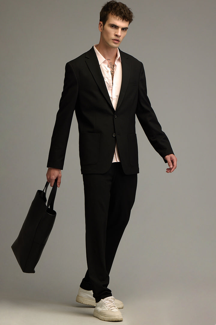 Signature Style Black Suit Blazer