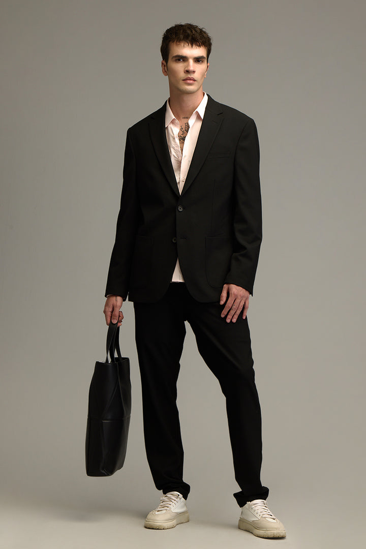 Signature Style Black Suit Blazer