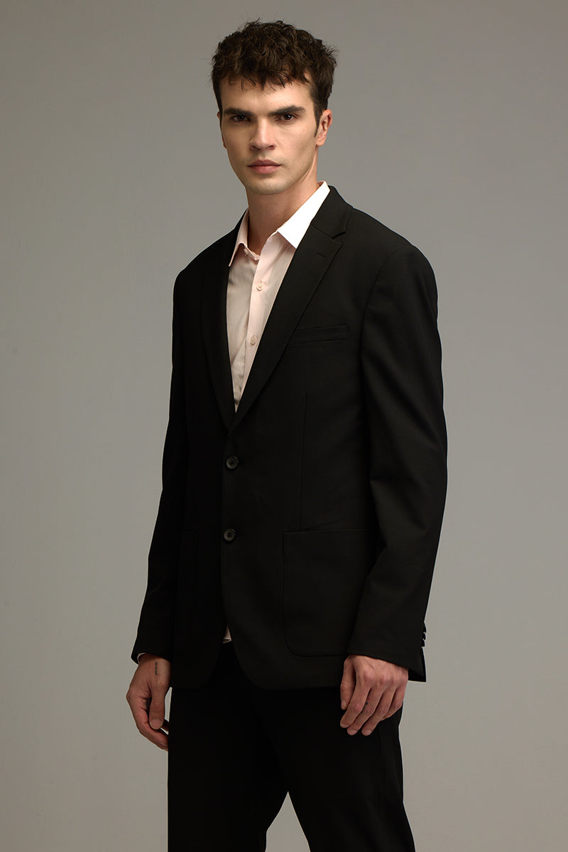 Signature Style Black Suit Blazer