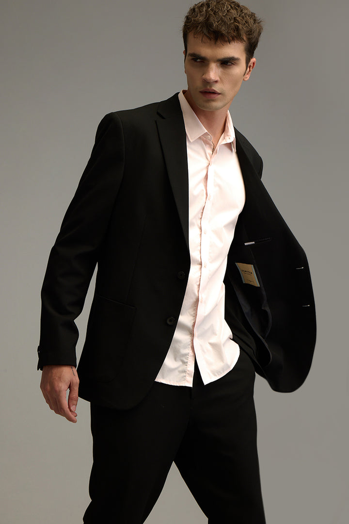 Signature Style Black Suit Blazer