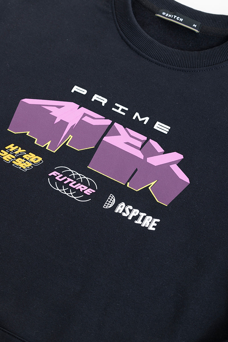 Prime Apex Black Racing Sweatshirt