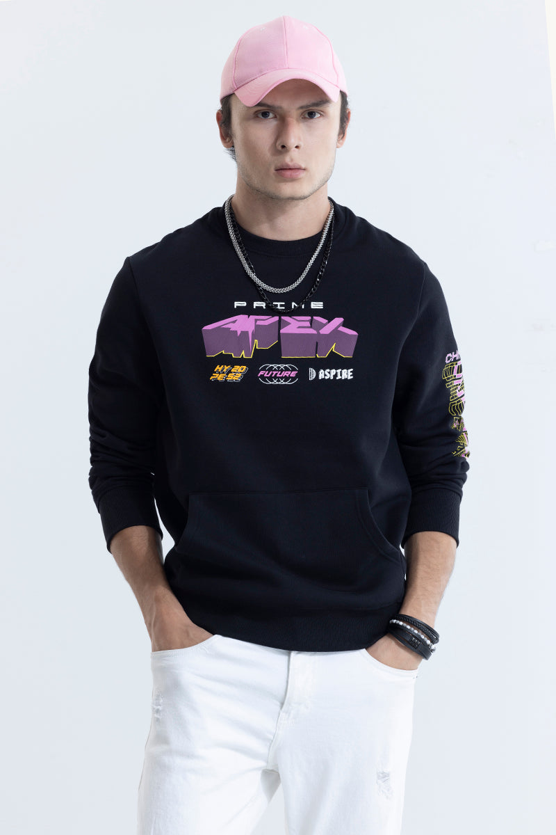 Prime Apex Black Racing Sweatshirt