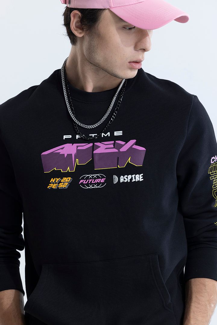 Prime Apex Black Racing Sweatshirt