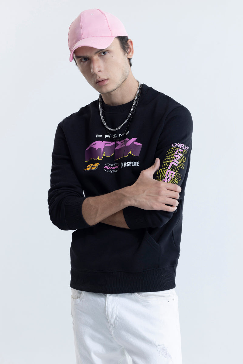 Prime Apex Black Racing Sweatshirt