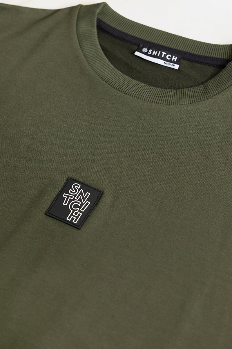 Logotype Olive Sweatshirt