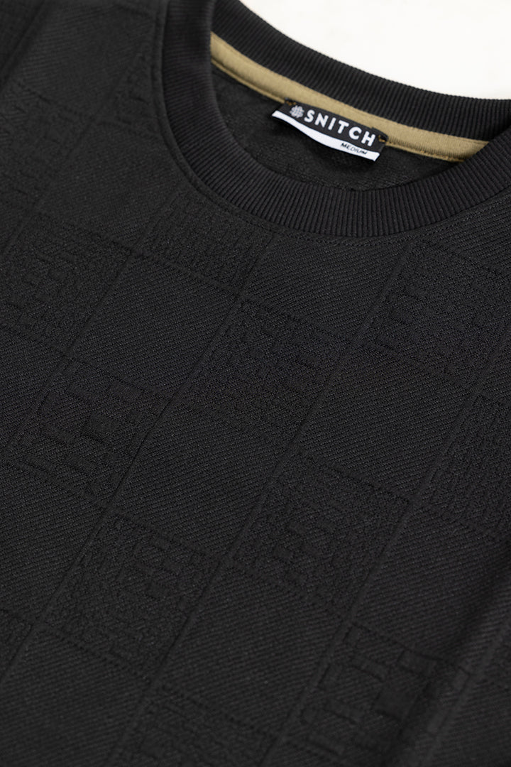 Chessboard Black Sweatshirt