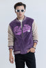 Future Purple Fur Varsity Jacket