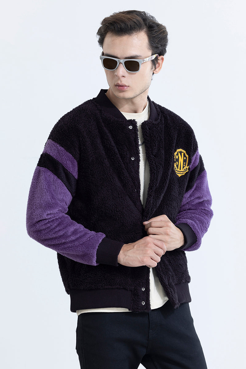 Outcasts Black Varsity Jacket