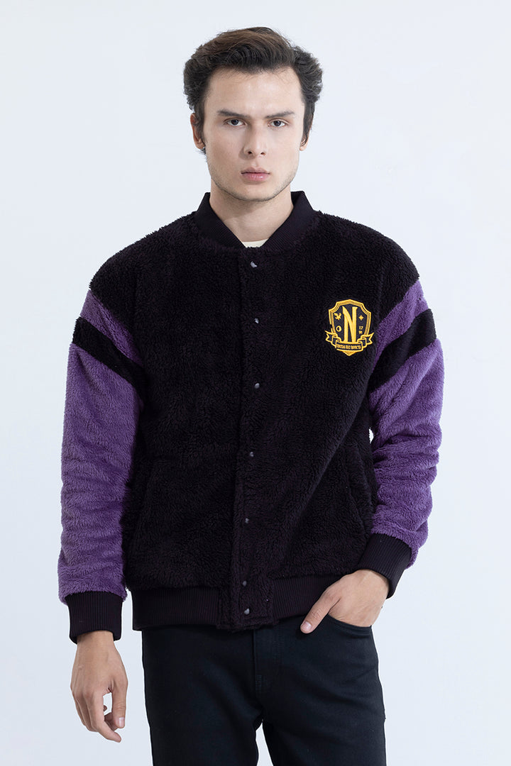 Outcasts Black Varsity Jacket