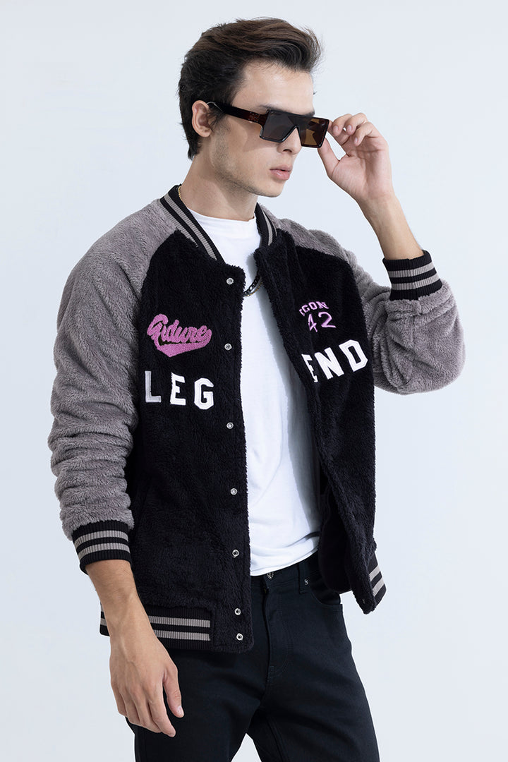 Legend Black Varsity Jacket