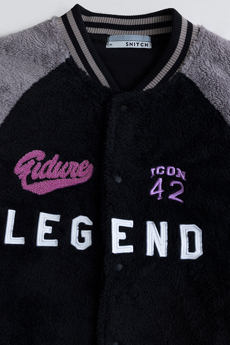 Legend Black Varsity Jacket