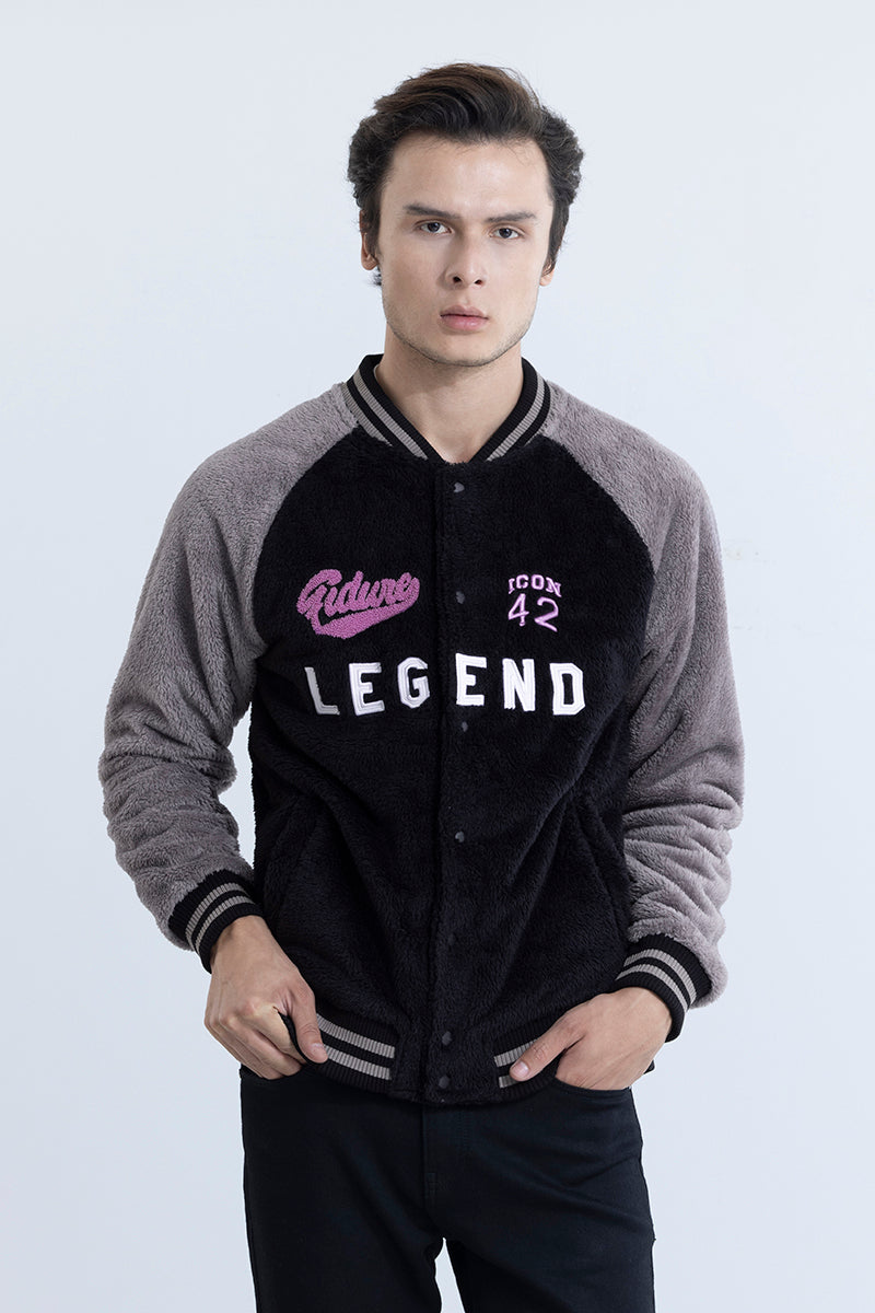 Legend Black Varsity Jacket