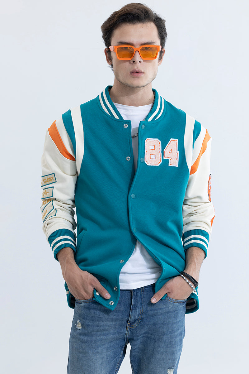 Fight Club Blue Varsity Jacket