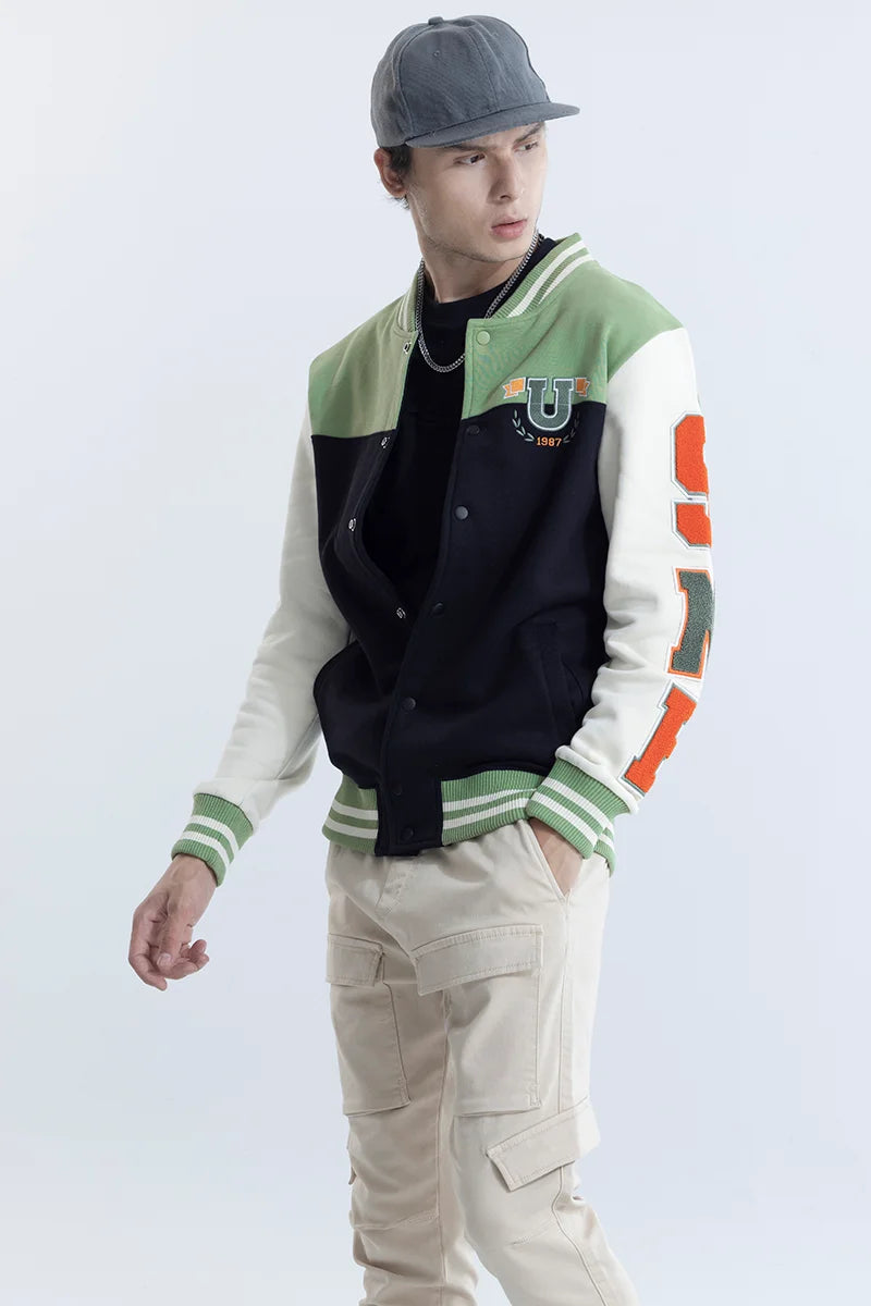 Champs Green Varsity Jacket