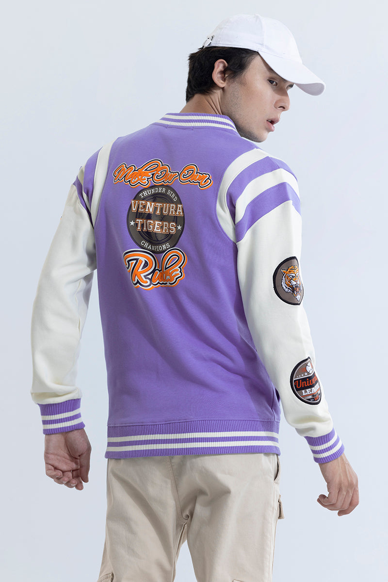 Ventura Tigers Purple Varsity Jacket