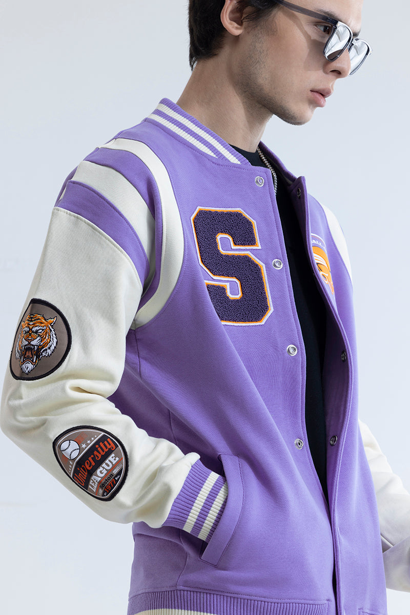 Ventura Tigers Purple Varsity Jacket